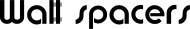 Wall spacers